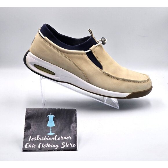 Cole Haan Air Men's Beige Nubuck Moc Toe Casual Slip-On Loafers Size 13 3028 - Picture 15 of 15